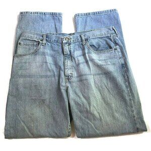 Wrangler Relaxed Fit Mens Jeans 38x32 Work Wear High Rise Boot Cut